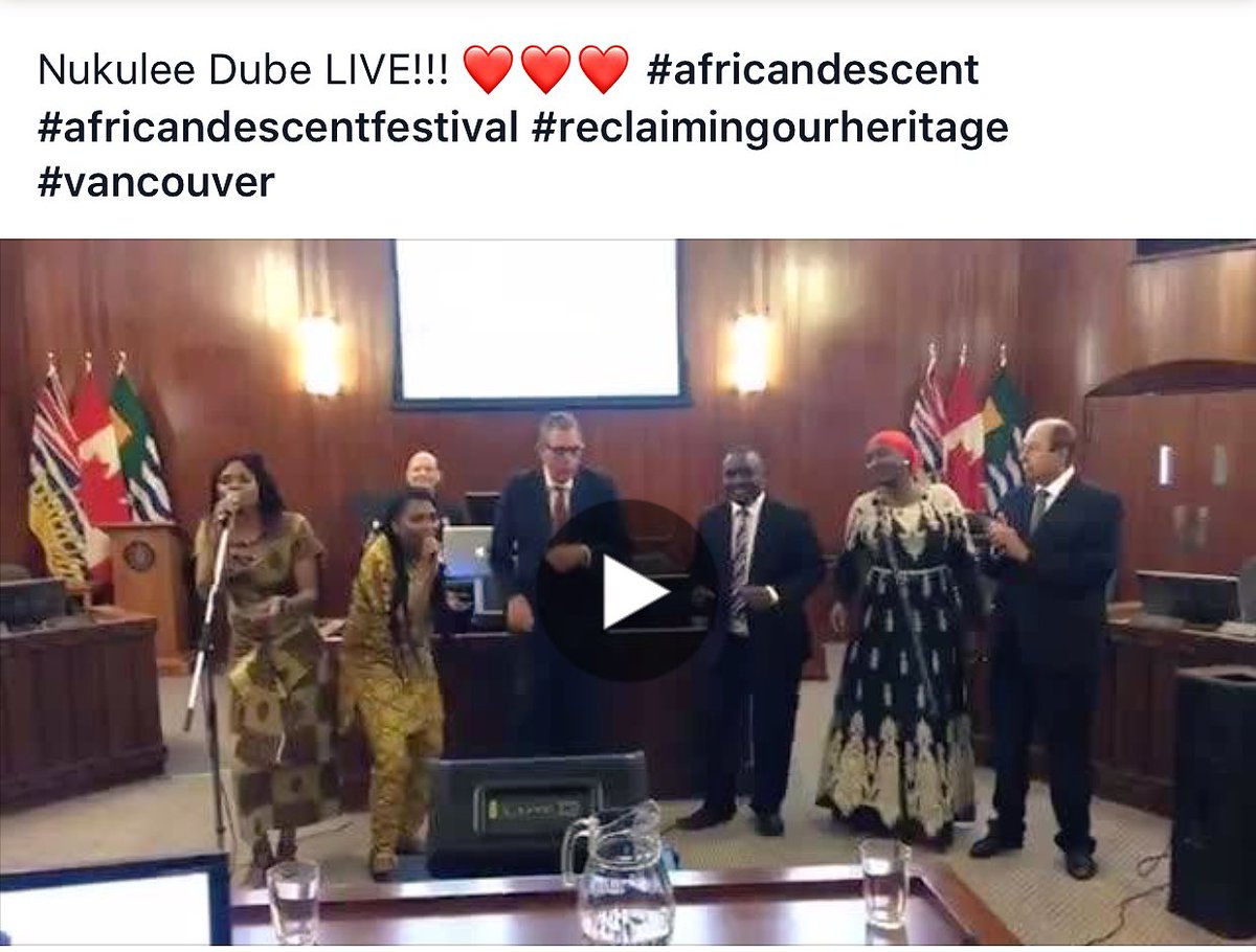 Ever seen <a href="/CityofVancouver/">City of Vancouver</a> councilors dancing in chambers 🤣 

Check FB video m.facebook.com/AfricanDescent… #vancouver