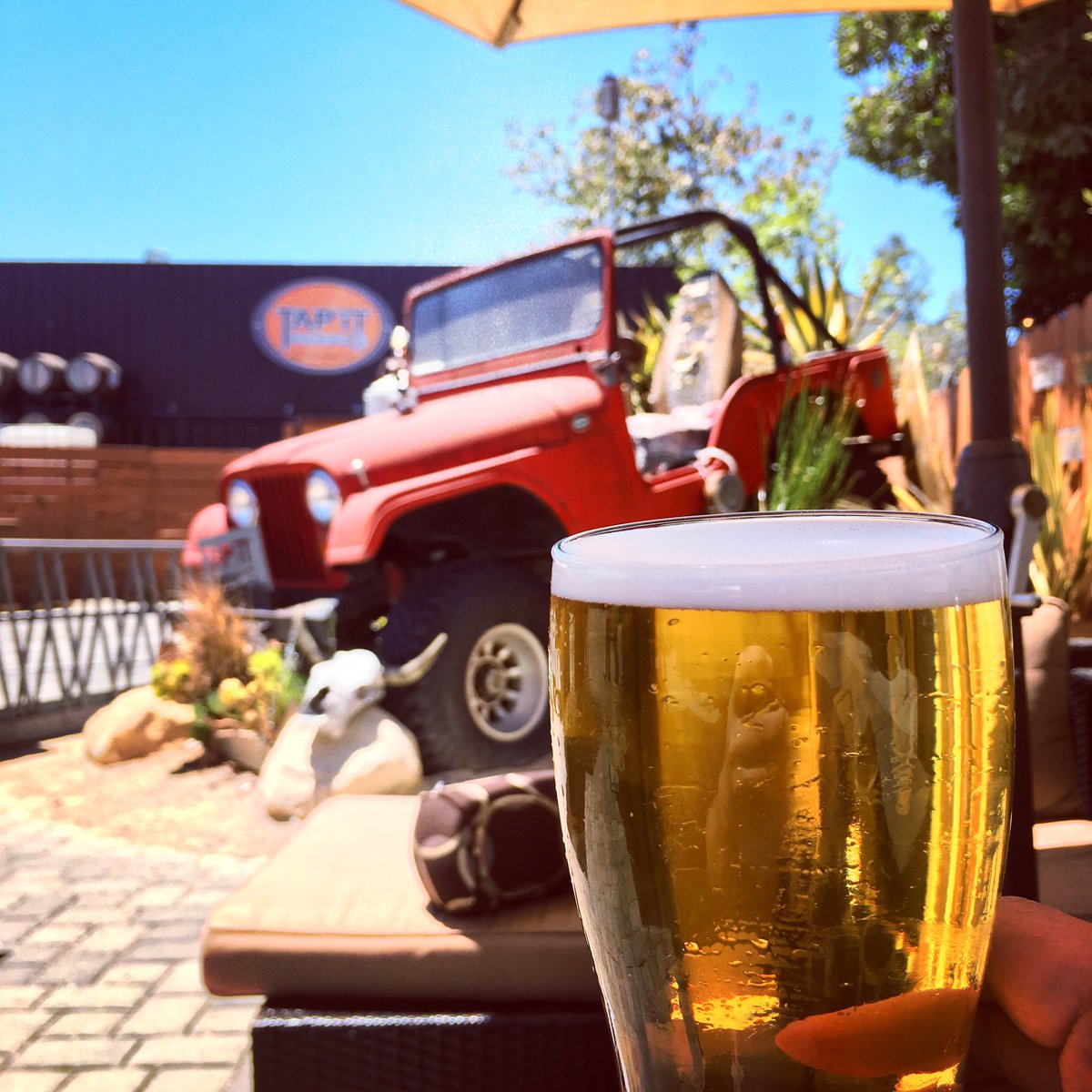 tapitbrewing's tweet photo. Afternoons like this call for patios &amp; pints. #TapIntoLife #SLOcal #centralcoasting https://t.co/HfHhWmuO2Z