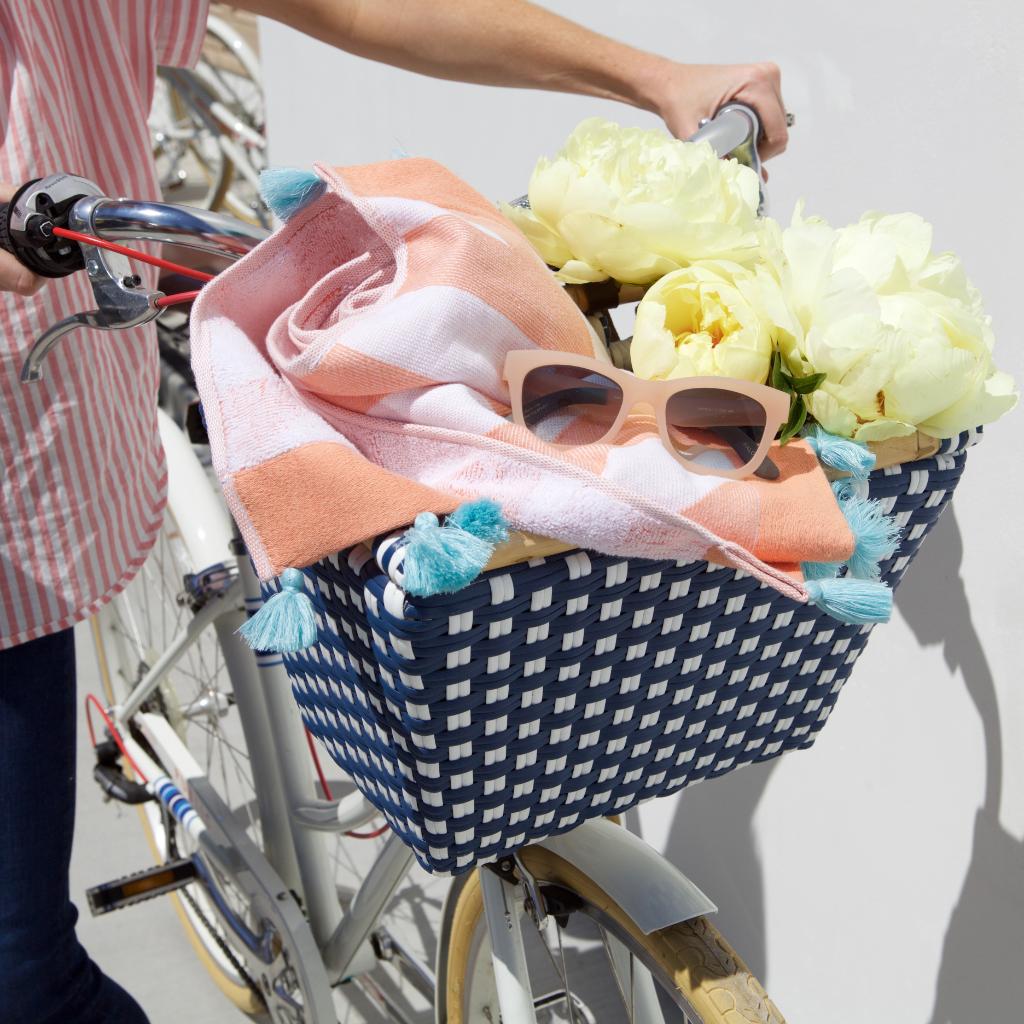 Enter for a chance to win a public bike, splashy beach towels &amp; TRAVELER by TOMS Sunglasses from <a href="/SerenaandLily/">Serena & Lily</a>! toms.sh/2uDcbde
