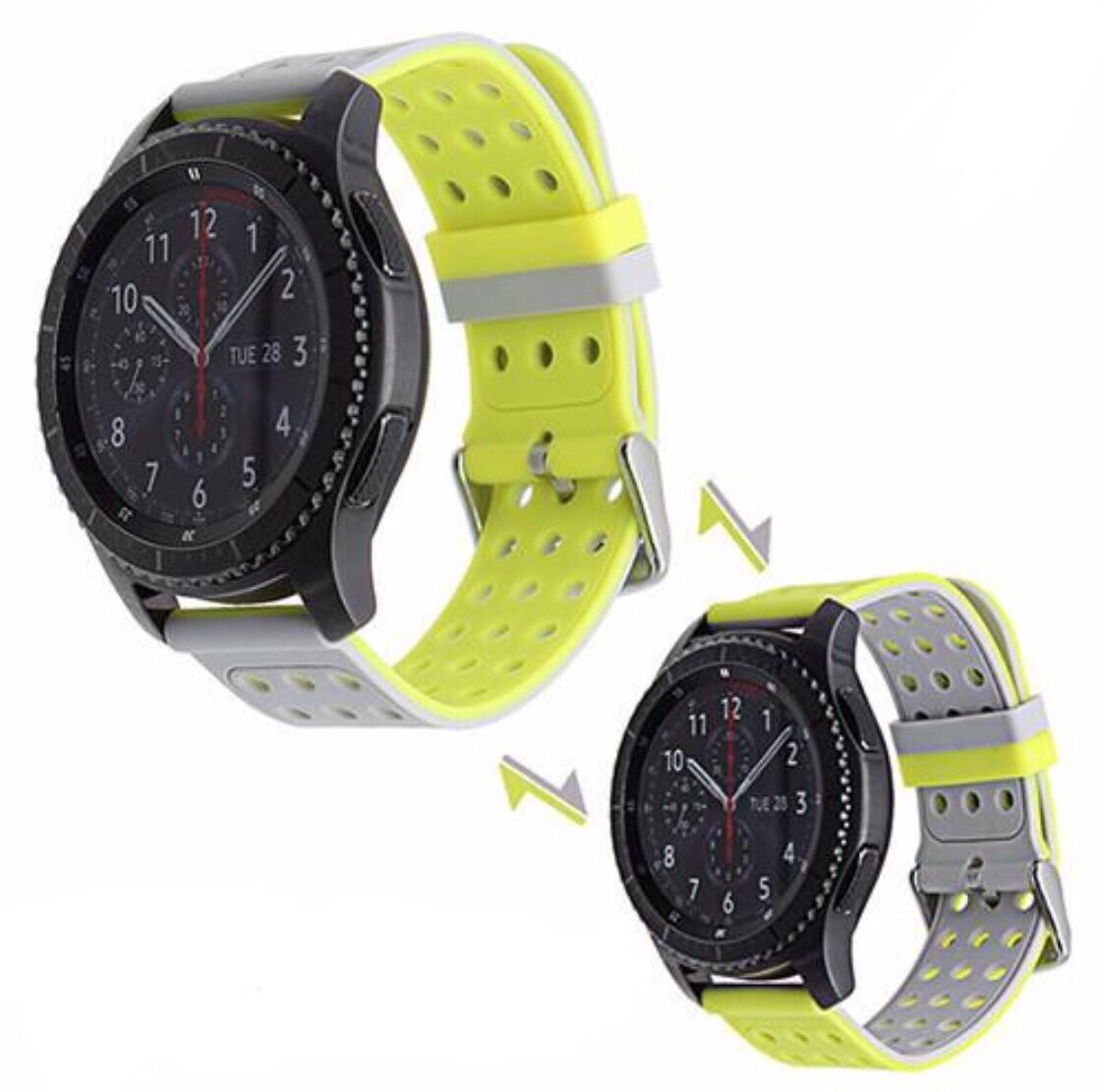 FabStraps's tweet photo. The Reversible Strap for Samsung Gear S3! 4 Colors Combos ==> https://t.co/2dANcmPi5W #wearabletech #androidwear #samsunggear #samsunggears3 https://t.co/0J8vQDSaoE