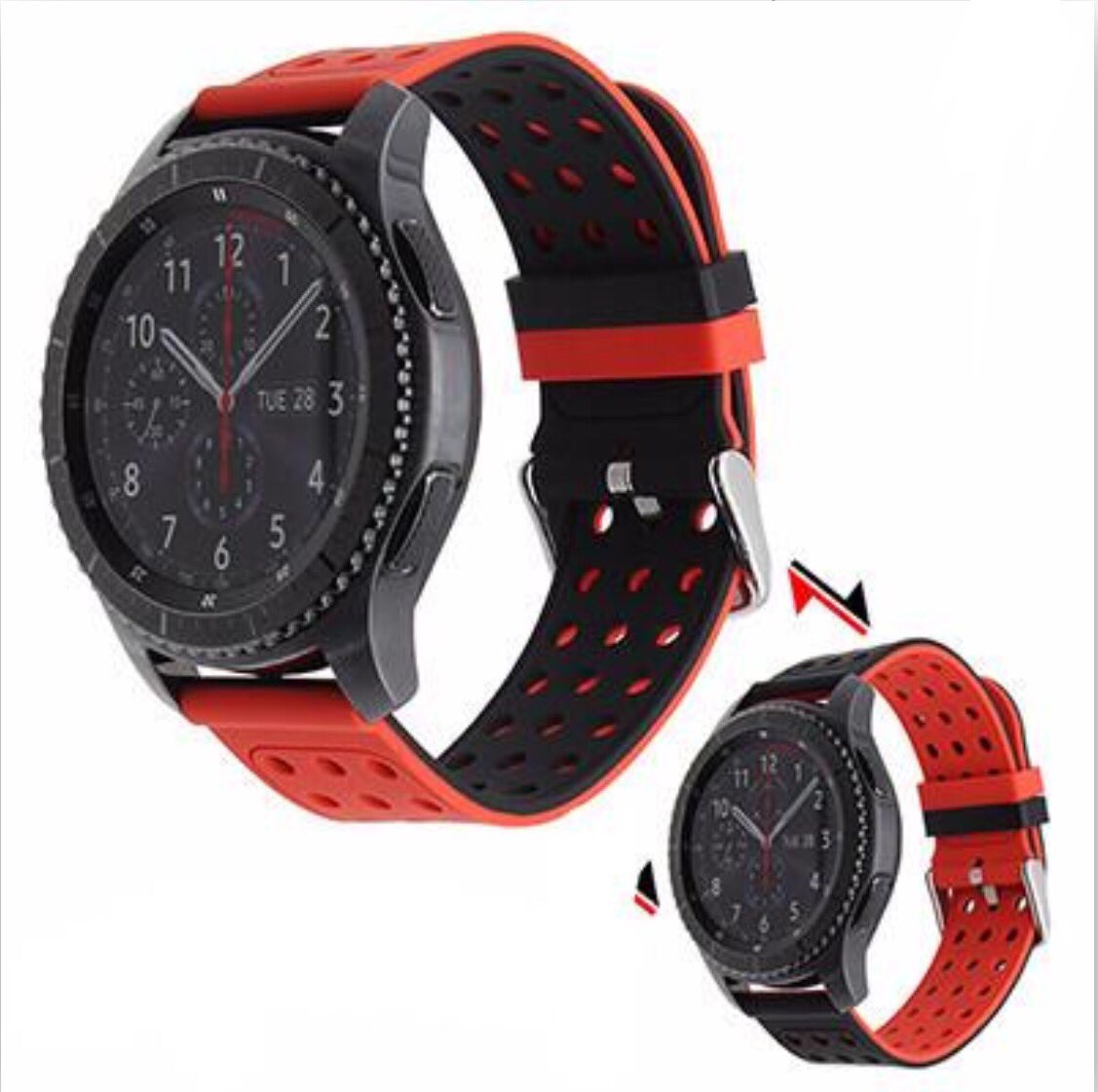 FabStraps's tweet photo. The Reversible Strap for Samsung Gear S3! 4 Colors Combos ==> https://t.co/2dANcmPi5W #wearabletech #androidwear #samsunggear #samsunggears3 https://t.co/0J8vQDSaoE