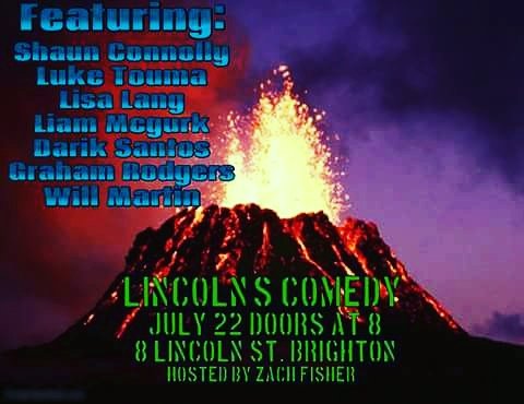 ZachFisherComic's tweet photo. Tmrw. #comedy @ 8 Lincoln st With @LukeTouma @scornedstanding @lisannlang @limphandshake @mrwillmartin @DarikSantos and more! #bostoncomedy https://t.co/y4wsjxtVdO