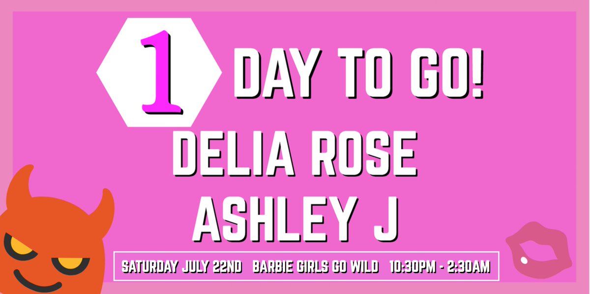 🔃 RT if you want to see Barbie Girls @deliarosee1 and @AshleyJay_Xx get naughty... 😈

⏰ 1 Day to go ⏰ https://t.co/vjItzzzDAo