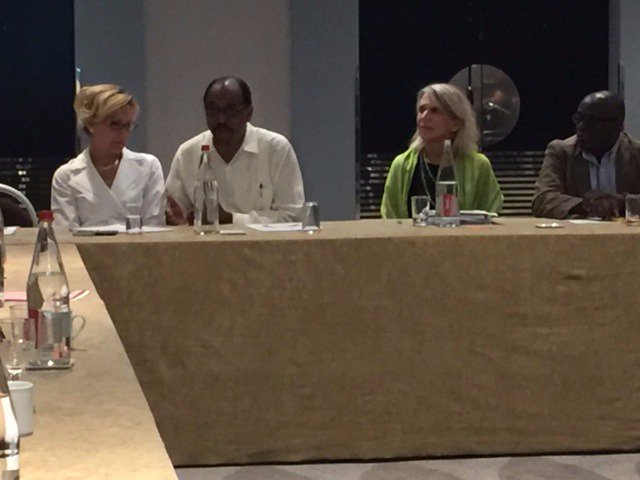 MichelSidibe's tweet photo. In the push to reach 909090 by 2020 the @UNAIDS Scientific&amp;Technical Advisory Committee today called for an #HIV testing revolution #IAS2017 https://t.co/TVG9hc7VwY