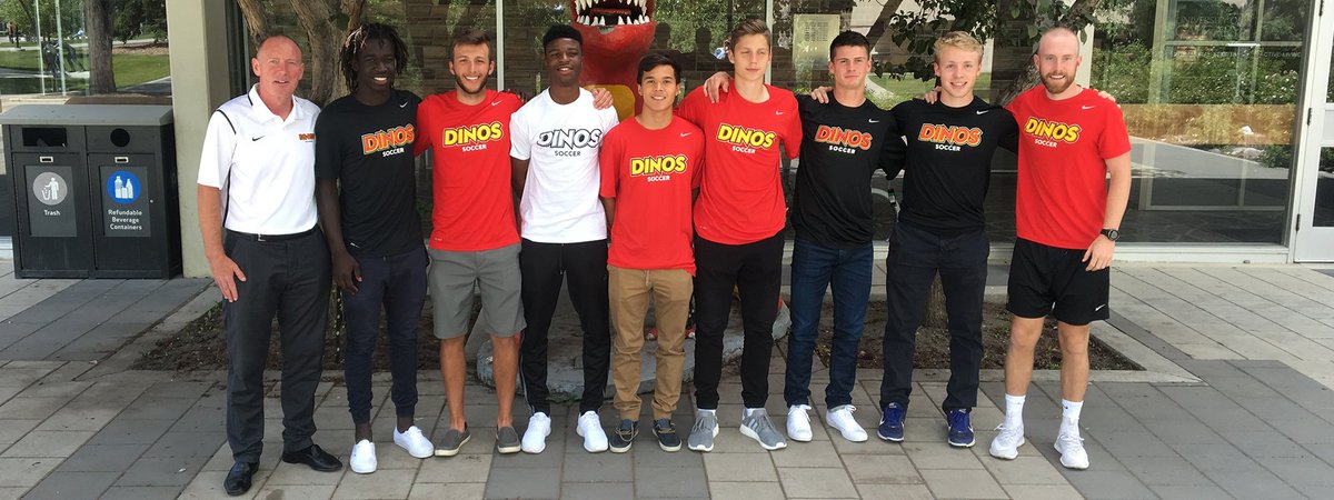 UCDinos's tweet photo. MSOC | @dinosMSOC welcomes eight new recruits ahead of 2017 season! ⚽️ #GoDinos

STORY: https://t.co/TLZtn9dB9S https://t.co/WipK4Ere0c