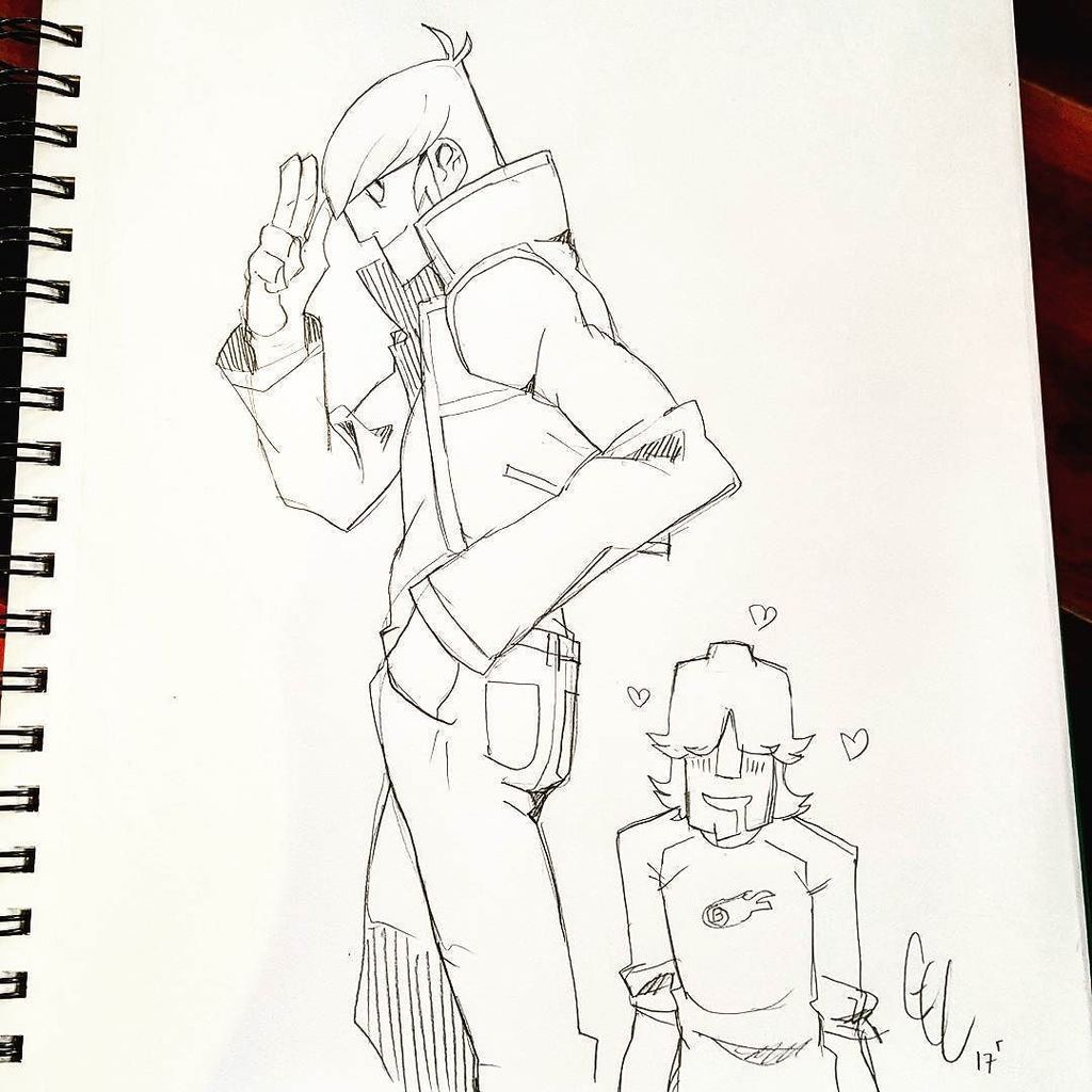 _Unagidon's tweet photo. Drew Mike and Chuck for @shion69 ! #art #motorcity https://t.co/jfECMmR0p8 https://t.co/GWTNLVU25o