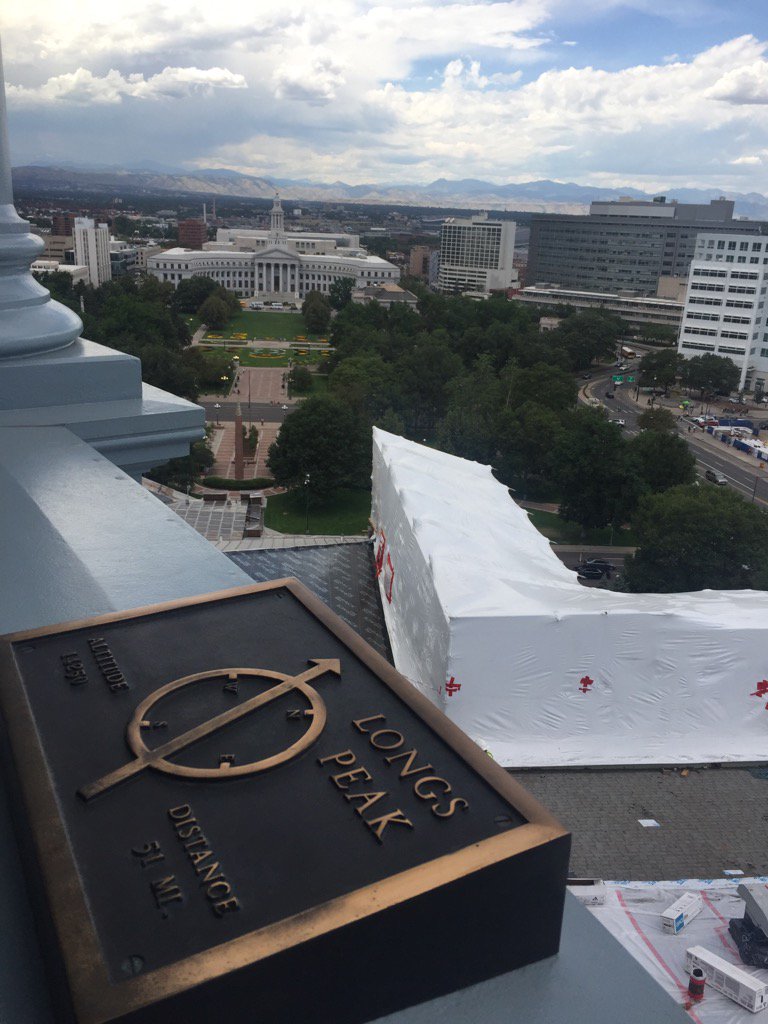 EliseKulik's tweet photo. Did a little sightseeing from the top of the Colorado Capitol Dome! #ALECinCO https://t.co/jbaW4Ib8ET