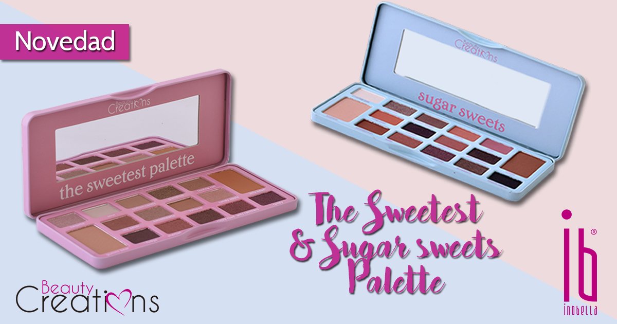 InobellaSA's tweet photo. Ya tenemos la sweetest y sugar sweets palette. Realiza tu pedido ahora y mantén a tus clientes contentos.
#beautycreations #mayoreo #ventas https://t.co/DKhxhdReL6