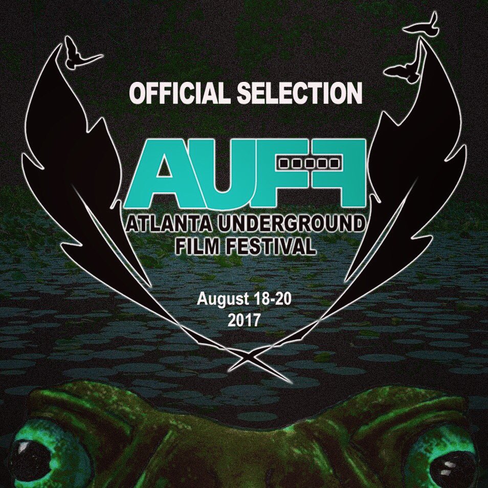 croakshortfilm's tweet photo. "CROAK" is an Official Selection at the Atlanta Underground Film Festival! #CROAK #Croakshortfilm #shortfilm #toads #TOADallycool #horror https://t.co/3pPDxBwcO8