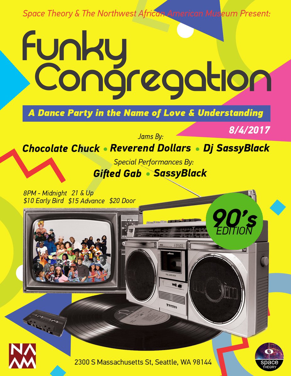 naamnw's tweet photo. End your summer right w/ a POPPIN' night of #FunkyCongregation! Get down to the best 90s cuts w/ @SassyBlack_ &more! https://t.co/dvNdRvUzQH https://t.co/hYKI4eSljA