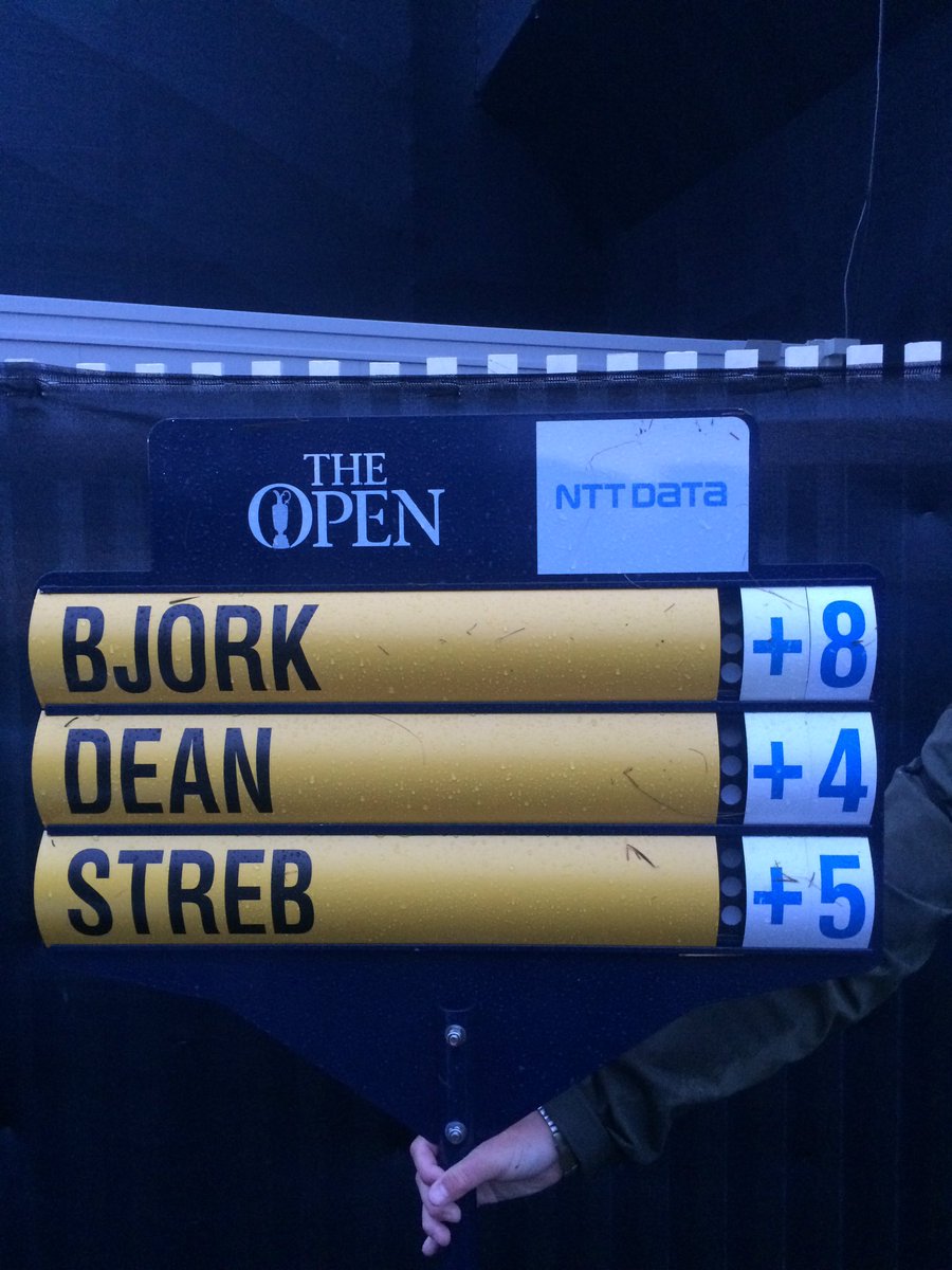 .<a href="/joedean_golf/">Joe Dean</a> makes it through to his 1st #TheOpen championship weekend "Congratulations team" See you all tomorrow 👏👏👏👏