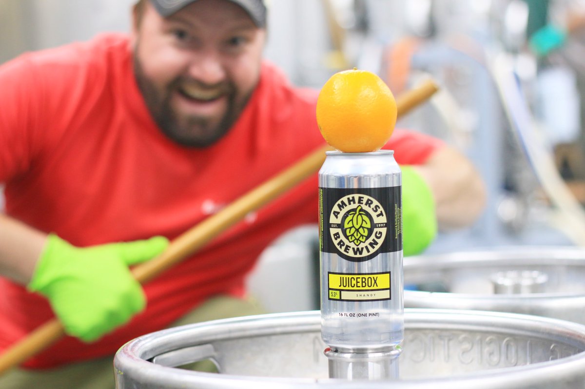 amherstbrewing's tweet photo. Fresh cans of Juicebox in the cooler. #DaveApproved https://t.co/Wk0CzZ0s16