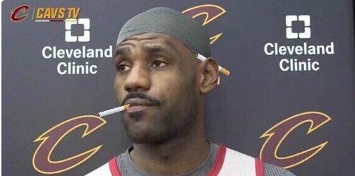 FakeSportsCentr's tweet photo. I took homeless men to the NBA Finals in 2007. I don't need no Kyrie Irving. https://t.co/mUsXYBfSmh