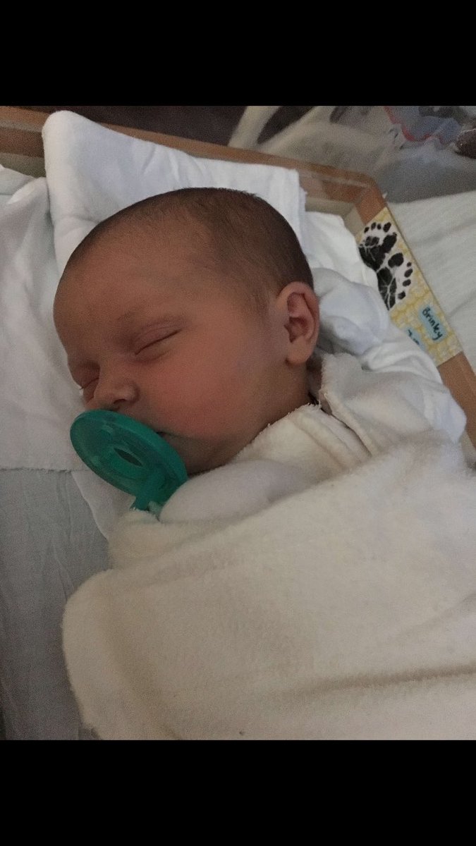 HopeGriner's tweet photo. I cannot wait to meet my little niece when I get home. She's precious. Brinley Madison 💕🎉🎀 https://t.co/4IoAlhVJoI