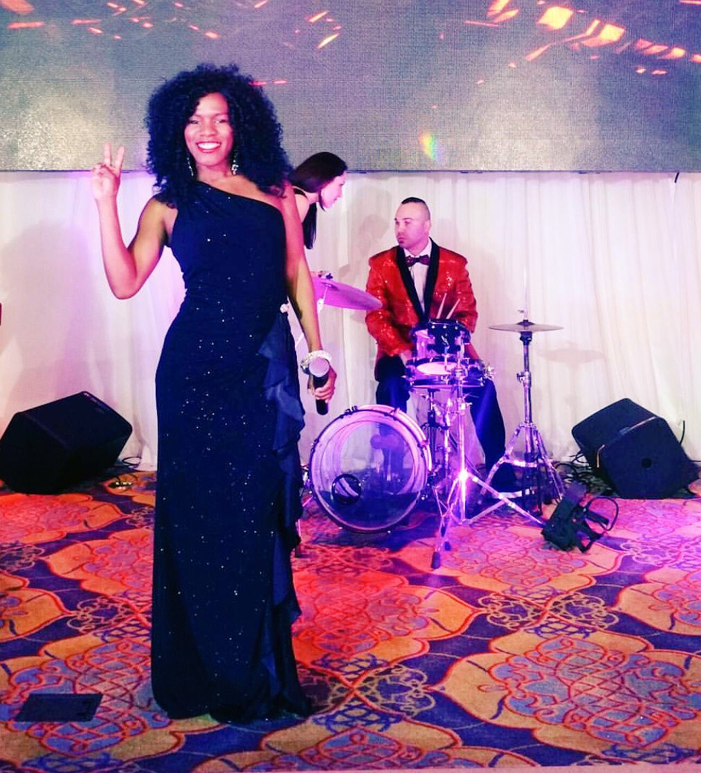 GenerationHer's tweet photo. #FlashbackFriday to #CelebrateHerGala w/ @AAplus100 This hot mama weeks away from giving birth closed our special night in a major way. Thx! https://t.co/dnAUNDqCDI