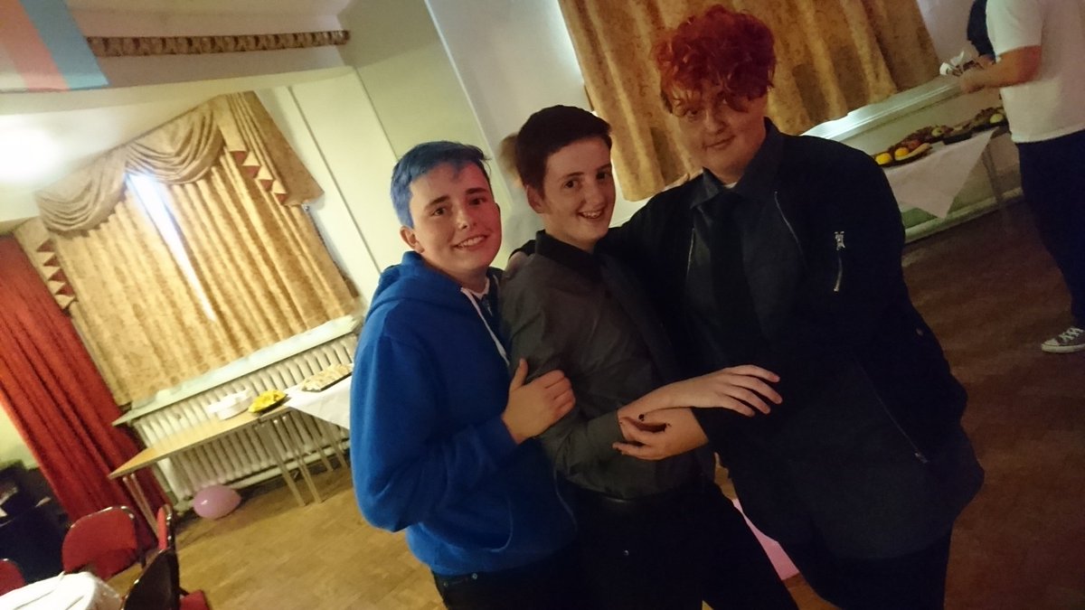 Kit_YMCA's tweet photo. @Charlotte_YMCA @Geraint_YMCA @YMCASwansea @Sophia_YMCA #Lgbt #prom #pride https://t.co/gLtpHuxtdc