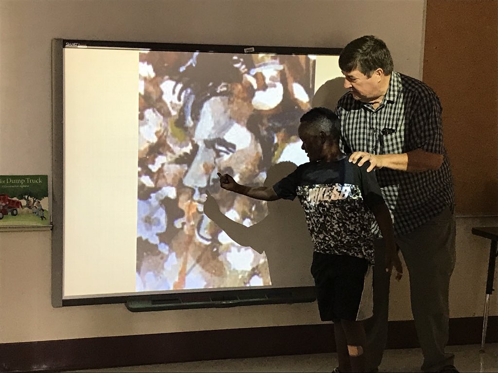 BellshireEagles's tweet photo. It's a wrap! What a wonderful experience for our #Read2BReady students! Celebrating with parents and an author's visit! @MetroSchools https://t.co/iXRhKYz97F