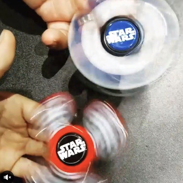 CollectCantina's tweet photo. @unclemiltontoys reveal #StarWars #figit #spinners today at #SDCC coming to #Walmart &amp; #Target stores soon. https://t.co/bxd0xjGL06