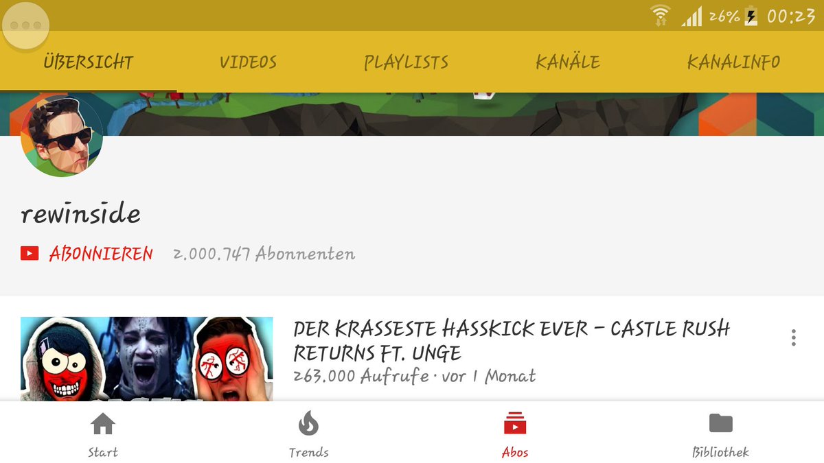 Michael7766880's tweet photo. @rewinside Glückwunsch zu #2Mio
glaub zwar nicht das du es siehst, aber man kanns ja trotzdem schreiben💪💪 https://t.co/vzyHfOO8Ya
