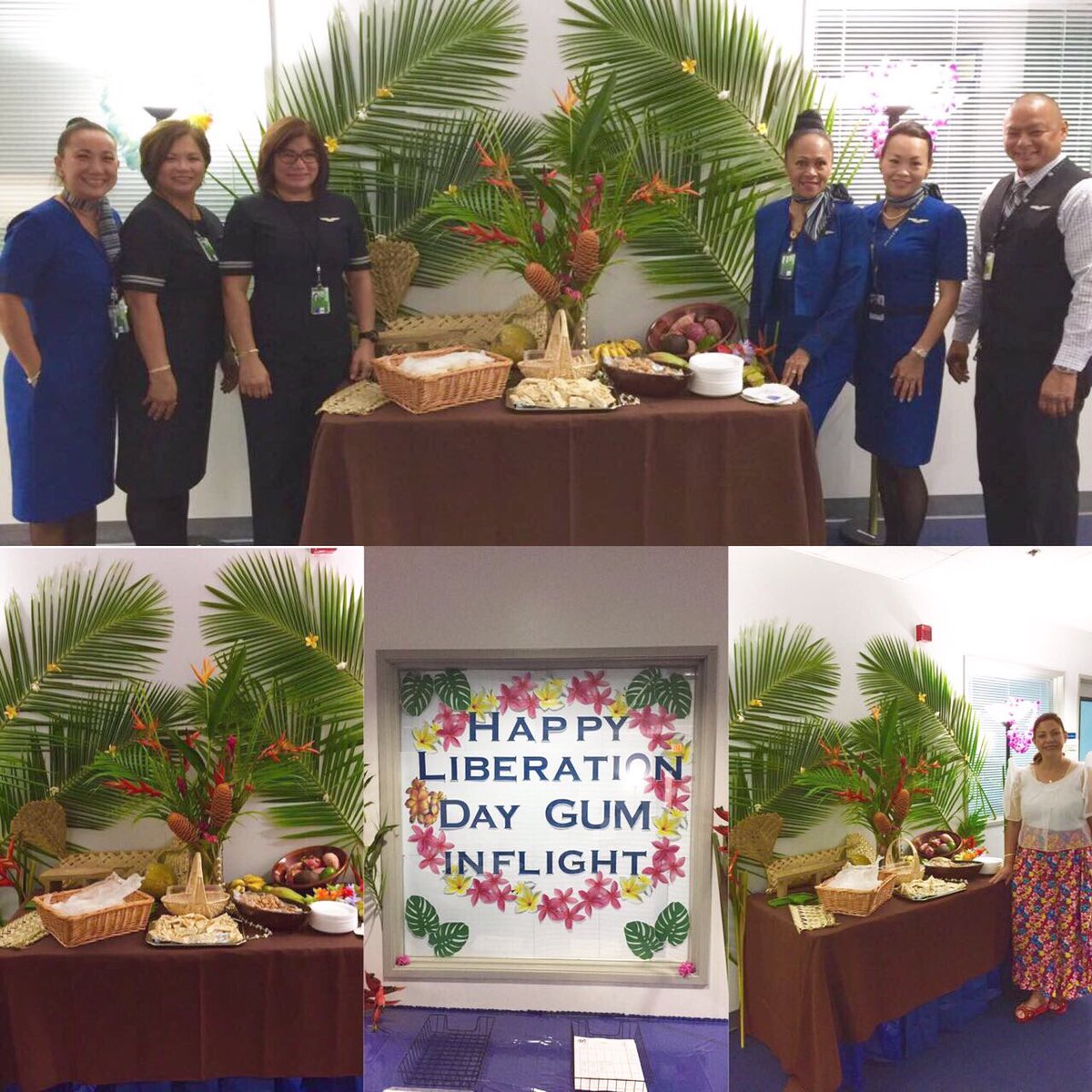 #UAIFSBaseGUM celebrating Guam's Liberation Day holiday. Proudly celebrating the Island that these awesome employees call home. #beingunited