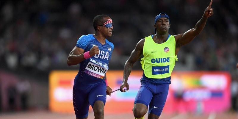 David Brown and Jerome Avery win silver on night eight at the World Para Athletics Championships in London