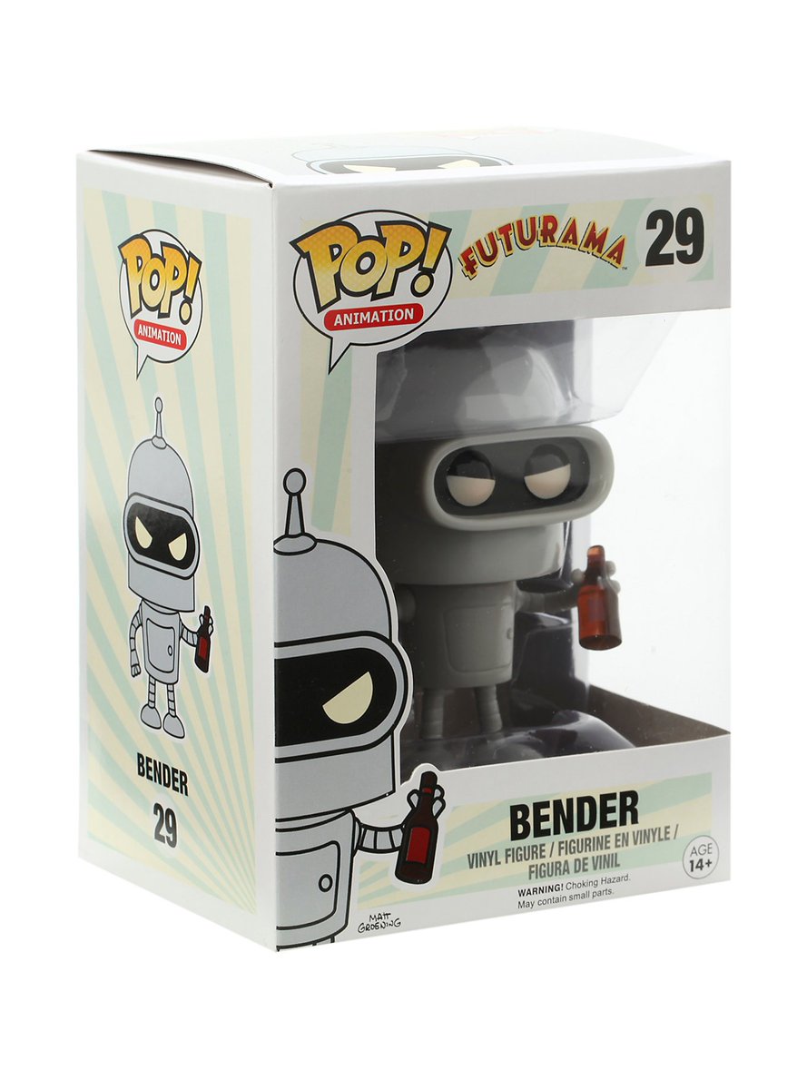 ANIPOPCLUBSHOP's tweet photo. Pop! Animation: Futurama - Bender on sale now $6.00 Buy @ https://t.co/JlFgVq9ilg #FunkoPOP #Futurama #benderfuturama #Toys https://t.co/FmF4ILbO0D