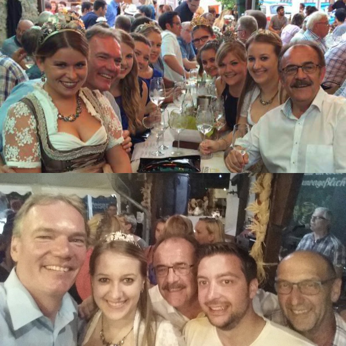 AndreasSteier's tweet photo. Enscher Wein im Glas bringt Fröhlichkeit und Spaß! 😉
#aumfb #weinkönigin https://t.co/I0tMQmDst5