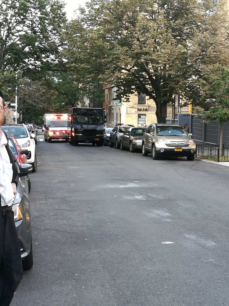 Jongorelick's tweet photo. @UPS nice job blocking an ambulance for ten minutes. Then again, package was probably on time https://t.co/zbqXoqZuoZ