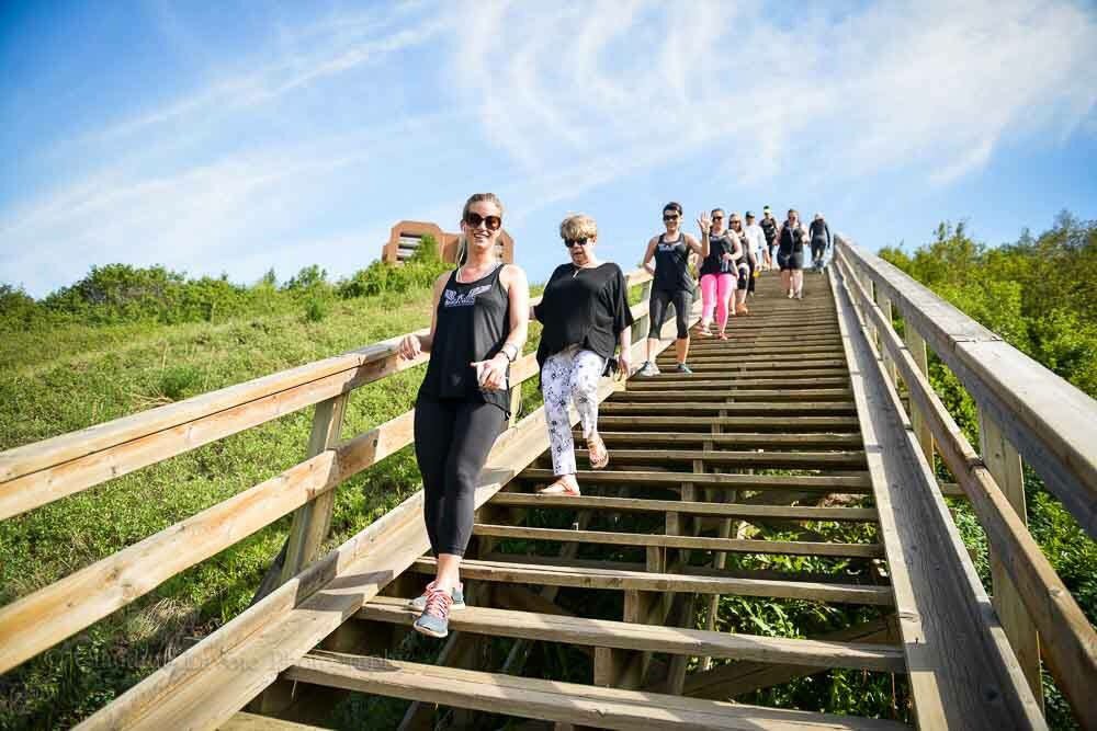 RobWilliamsAB's tweet photo. My friend @SheyanneAutumn &amp; @Bryans_Angels will climb the Royal Glenora Stairs tomorrow 10am. 7 years, $370K raised for @albertacancer. #yeg https://t.co/0v8pdHlsDs