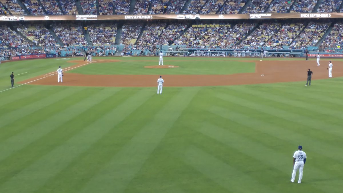 GregOtto_WPM's tweet photo. Fun time at the @Dodgers game last night with our #LA team, families, and future @WalterPMooreEng employee (give or take 25 years). ;) https://t.co/9i4M3Divqq