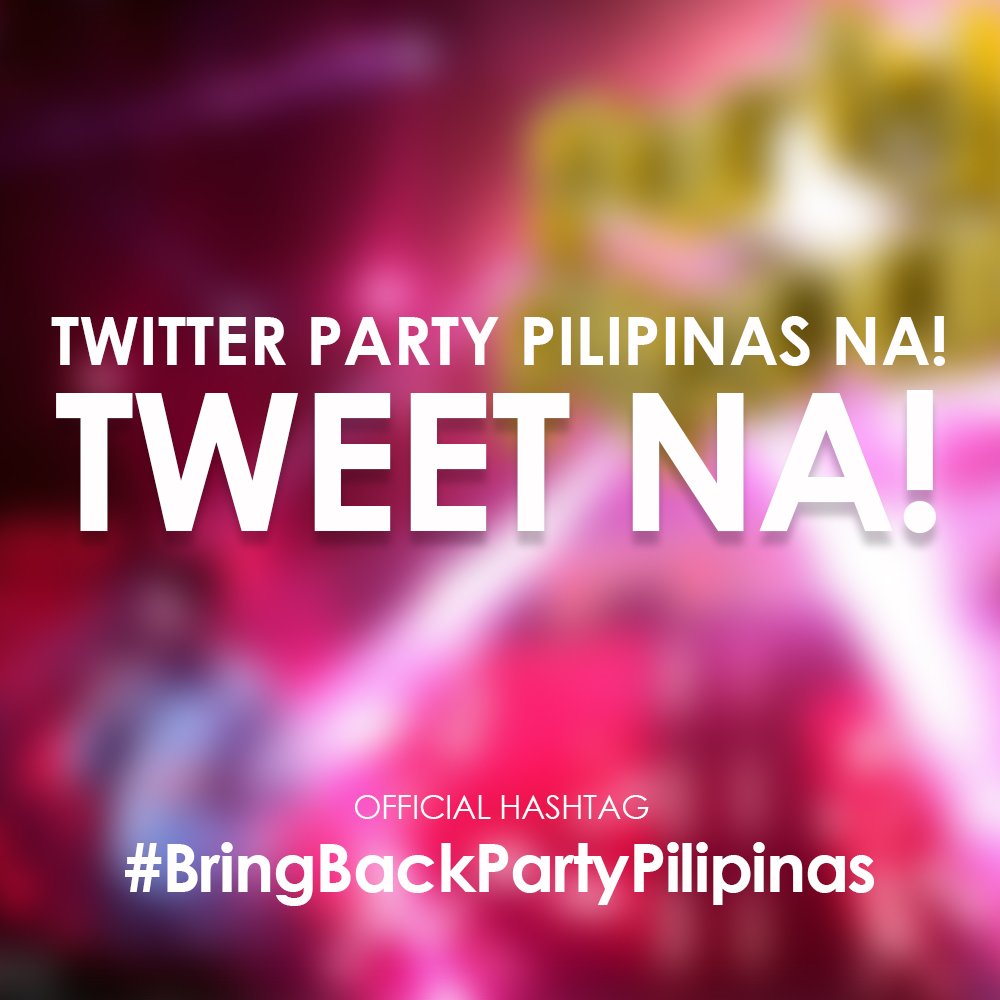 BBPPofficial's tweet photo. RT THIS! TWEET NA! #BringBackPartyPilipinas https://t.co/geJFk6jvx7