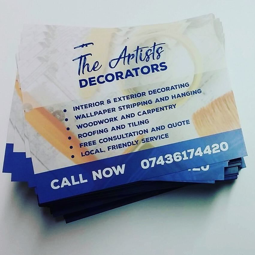 InkHivePrinters's tweet photo. The Artist Decorators Business Cards #business #businesscard #designandprint #design #personalisedwithyourbusinessinmind #printwithinkhivep… https://t.co/7FTdIo8XQ4