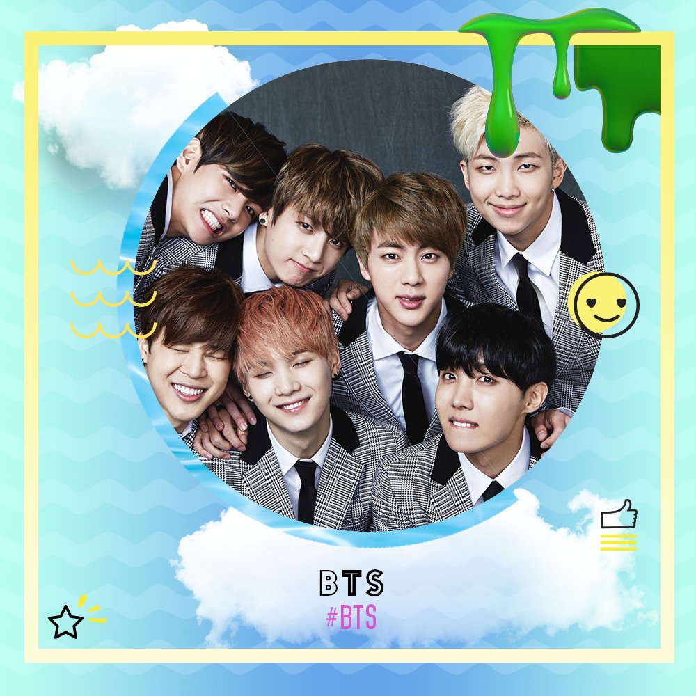 NickelodeonLA's tweet photo. #Army, ¡que @BTS_twt gane el blimp está en sus manos! 😯  RT si ellos se lo merecen más que nadie. 💚 #KCAMexico #BTS https://t.co/2lc5YAHZq8