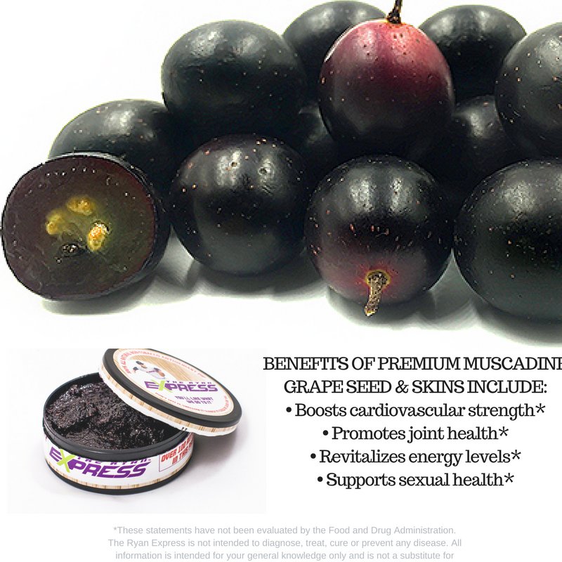 RyanExpress_Dip's tweet photo. Do you know the benefits of muscadines? https://t.co/lnacRlpjQQ #ryandips #muscadine #grapes #quitdip #quittobacco https://t.co/LPO8ePCvLt