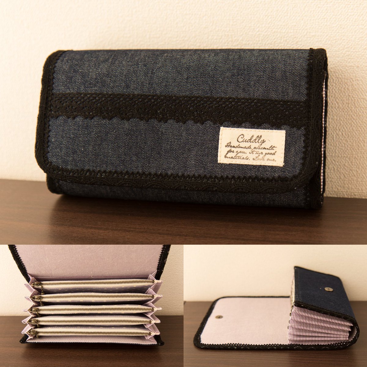 そらら Ar Twitter デニム黒レースのやりくり財布 内側は5ファスナー6ポケット6カードポケット レースはいろいろ選べるよ ハンドメイド Handmade やりくり財布 仕分け財布 手作り オーダーメイド そらら ハンドメイド 検索 T Co Fjaurc8lzw