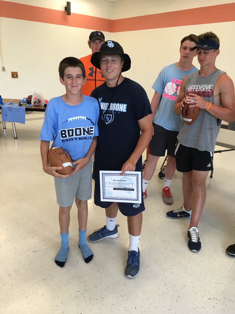 BooneFootball's tweet photo. Flag football team MVP's and coaches https://t.co/kB9OVyWpAx