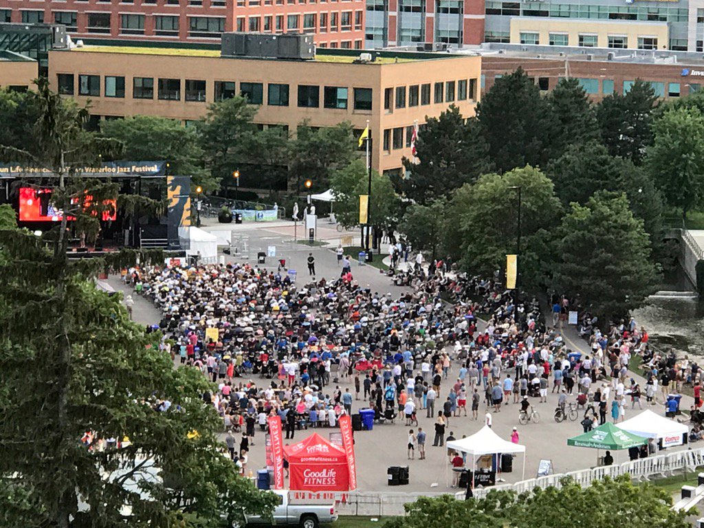 johnpendergast's tweet photo. Come on down. Perfect night for jazz in the city #WatJazz17 #waterloojazz https://t.co/OaRuxMEONA