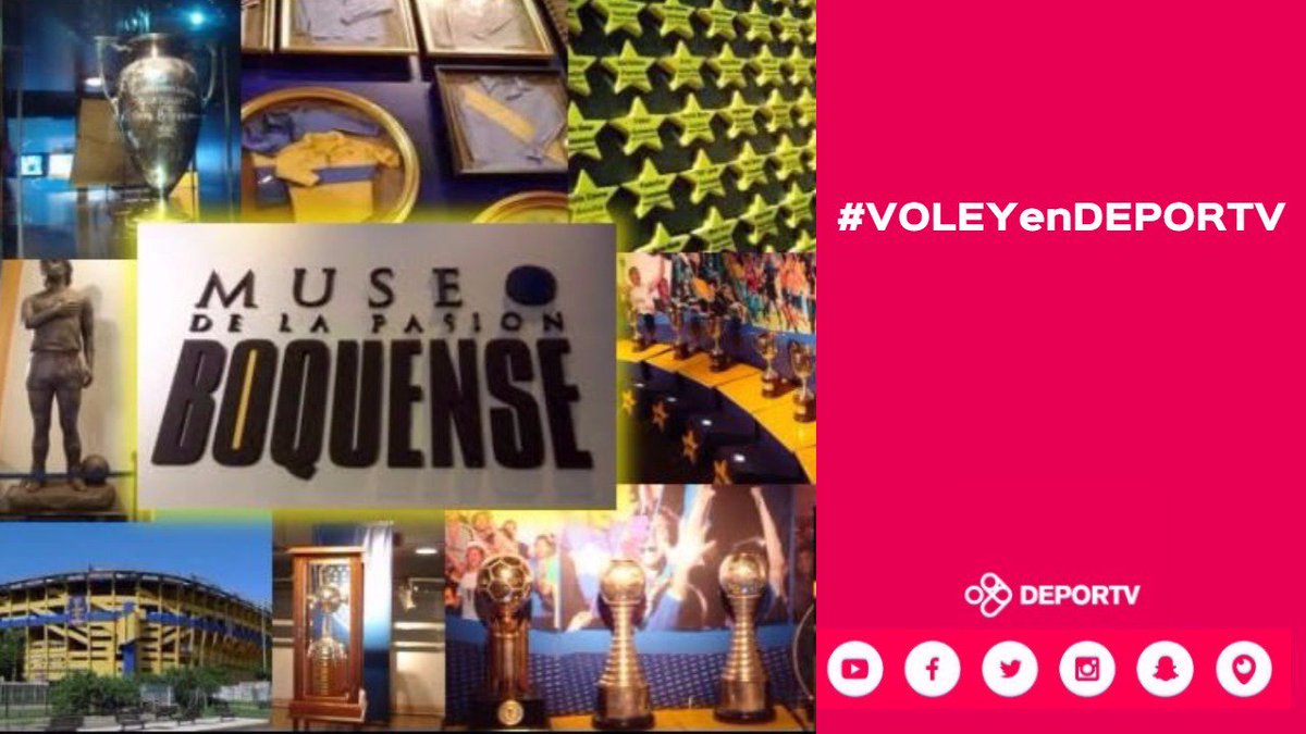 Seguinos, hace RT, escribí con el HT: #VOLEYenDEPORTV y podes ganarte entradas para conocer La Bombonera y <a href="/MuseodeBoca/">Museo de Boca</a>