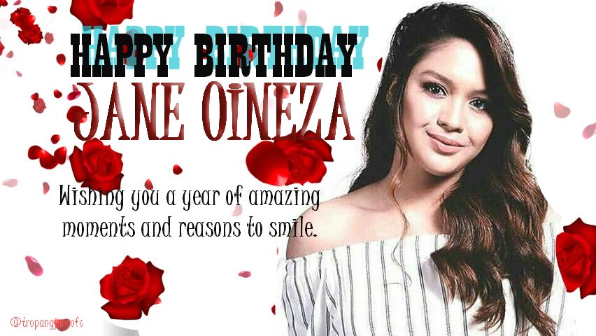 TropangJaneOFC's tweet photo. Happiest birthday @itsJaneOineza 

HAPPY BIRTHDAY JANE OINEZA https://t.co/orpfmWVL9Z