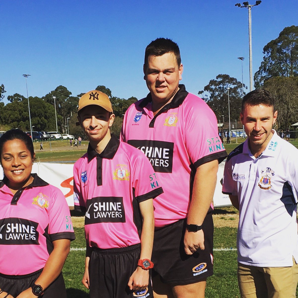 This round is the @TKYFdn STAY KIND weekend. Parramatta Referees are proud to be out supporting this message. #staykind <a href="/ParraRefs/">Parra Refs</a> <a href="/nswrlra/">NSWRL Referees Assoc</a>