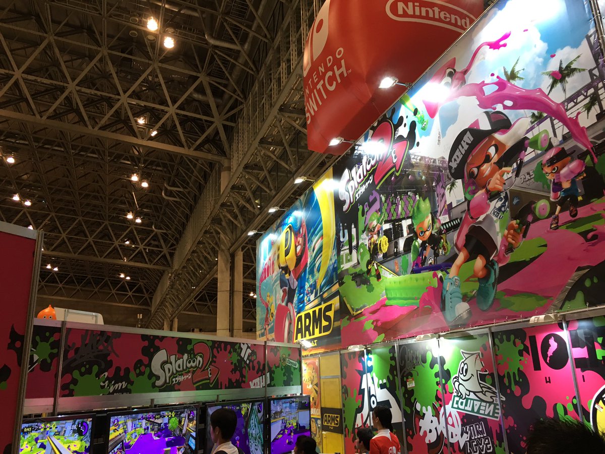 vジャンプ編集部 على تويتر ジャンプビクトリーカーニバル 東京会場 盛り上がっております 任天堂ブース 凄い Nintendoswtich 試遊タイトルも豪華で ジャンバル何気に凄い 何気に サイトーブイ