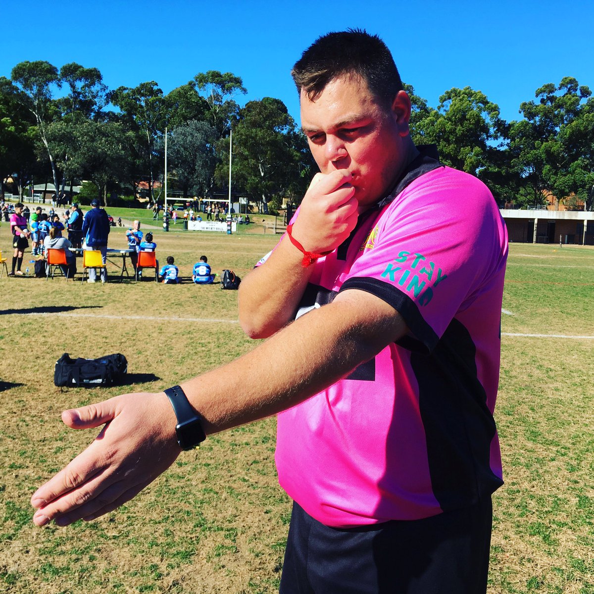 The message is simple. STAY KIND
Thomas Kelly - Youth Foundation #staykind #parrarefs @TKYFdn <a href="/PlayNRL/">Play NRL</a> <a href="/nswrlra/">NSWRL Referees Assoc</a>