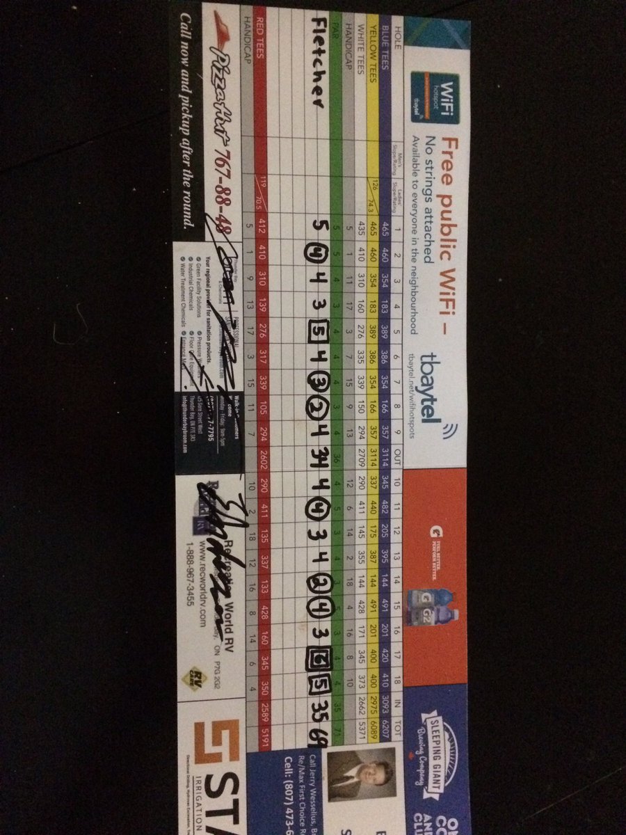fletcher14_'s tweet photo. First ever round under par⛳️⛳️🔥 #careerlow #badfinish https://t.co/e7wTkO5z0u