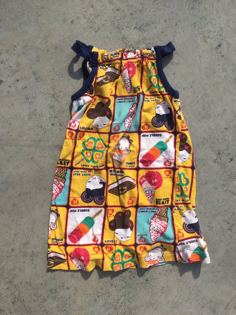 AnaheimLALori's tweet photo. @gwenstefani Day#8 #truth365 @HarajukuLovers my little girl's favorite dress! Memories of the cool #icecreamman days! https://t.co/vcbB05aajc