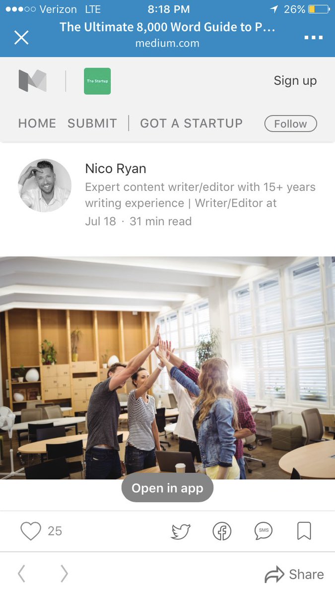 TheJonFedor's tweet photo. Today on #LinkedIn: I wanted to read this article. Hey, why *not*click the #dickbar and read in the app.
Then I saw why not. #ohh #smh https://t.co/WkGL1X2Muw