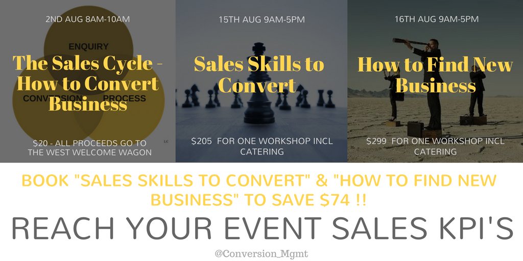 Conversion_Mgmt's tweet photo. August is a BIG month for Head Trainer, Nicole Bates. So we are giving you the chance to save BIG$$ #salestraining #conversionmanagement https://t.co/CJgFZTHclj