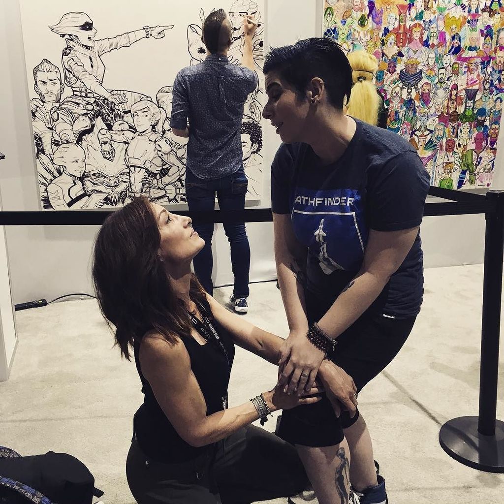 Sara Ryder and Vetra Nyx irl <3 #masseffectandromeda #shipit #shipithard ift.tt/2tovgw9