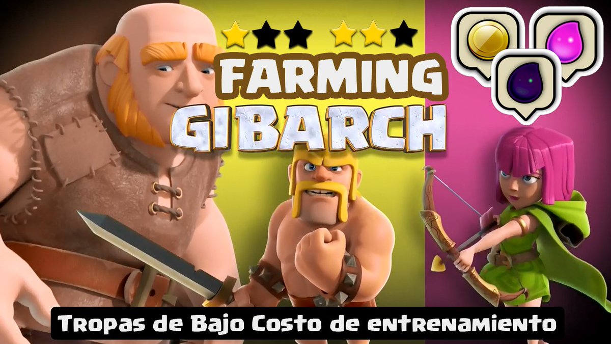 EstrategiasCoC's tweet photo. Farming: Cómo Aprovechar el Evento #GiBarch (Gigantes, Bárbaros y Arqueras) ⚔️ https://t.co/42YJziDlYI #ClashofClans https://t.co/lmIsxt5Pj5
