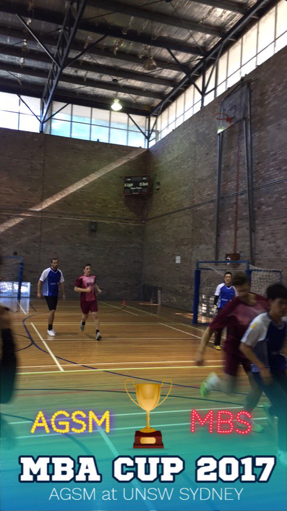 UNSWAGSM's tweet photo. Day 2 #MBAcup is underway! @MelbBSchool won basketball, next up is soccer 🏀⚽️ come on #AGSM https://t.co/LfSXiml6io