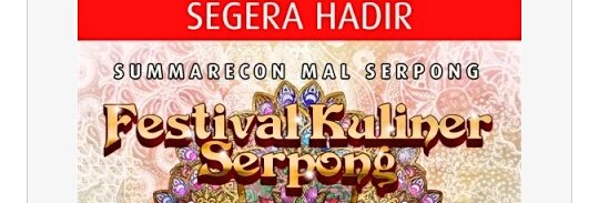 iiipllb's tweet photo. @SMS_Serpong Festival kuliner berlangsung? tgl 10 agustus hingga 10 september 2017
#Kuis_SMS #FK2017 https://t.co/tnKB8KVQ7i